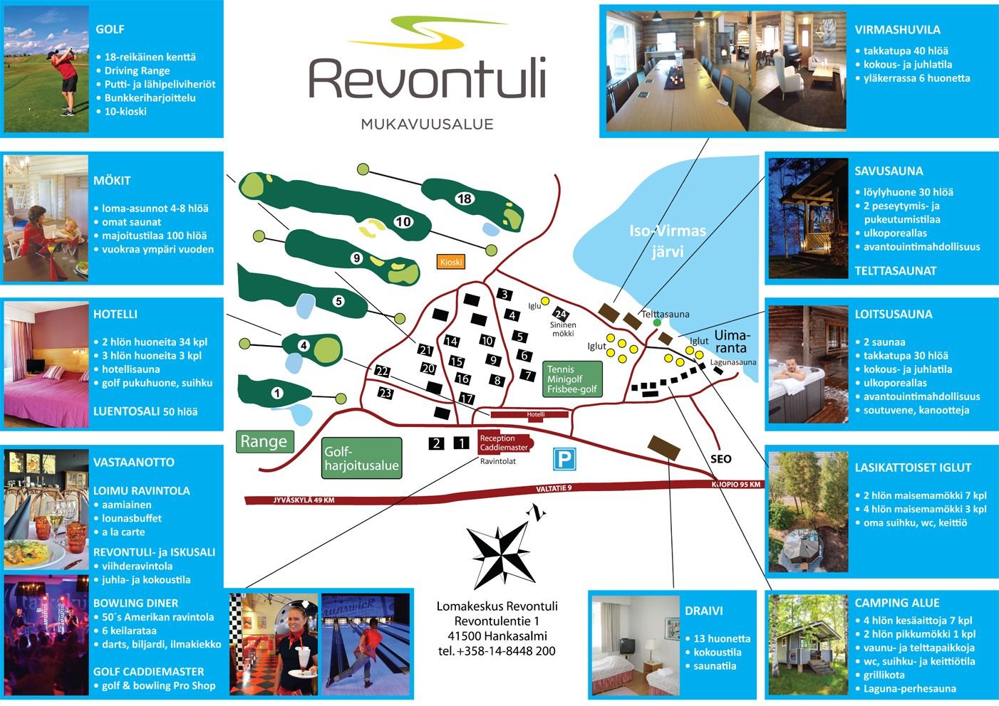 Revontulen aluekartta